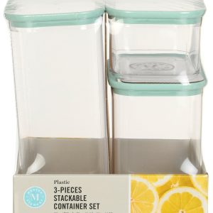 Martha Stewart 3 Pc Stackable Container Set