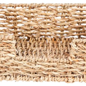 Creative Coop Hand Woven Seagrass Napkin Holder