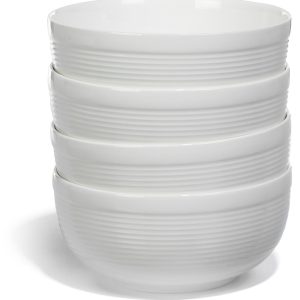 Home Essentials 4 Pk Porcelain All Purpose Bowls