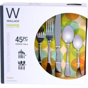 Wallace 45 Pc Brooklyn Silverware Set