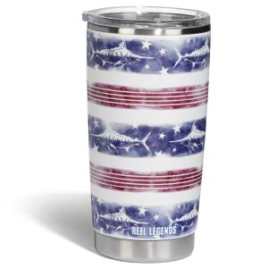 Meteor 20 oz Stainless Steel Americana Marlin Tumbler