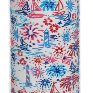 Brighten the Season 12 oz July 4th Slim Cup Cooler