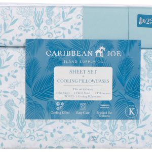 Caribbean Joe 6 Pc Cooling Seahorse Sheet Set