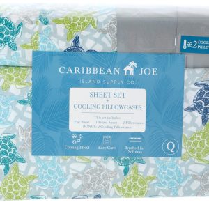 Caribbean Joe 6 Pc. Cooling Fanta Seas Sheet Set