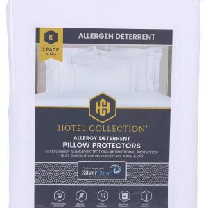 Hotel Collection 2 pk Allergy Deterrent Pillow Protectors