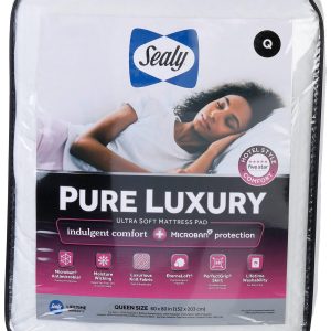 Sealy Pure Luxury Ultra Soft Queen Mattress Pad