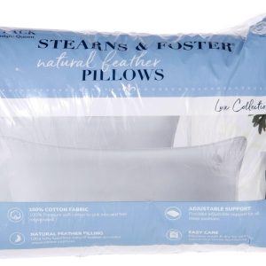 Stearns and Foster 2 pk Standard Natural Feather Pillows
