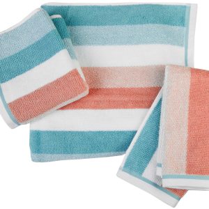 Caro Home Dana Stripe Towel Collection