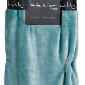 Nicole Miller 60x70 Raya Plush Throw Blanket