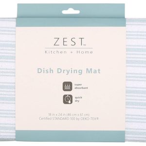 18x24 Striped Dish Drying Mat