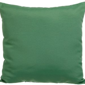 Outdoor Decor 18x18 Green Cushion