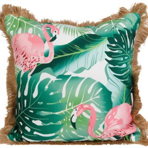 Lush Home 18 in Tropical Outdoor Decorative Pillow