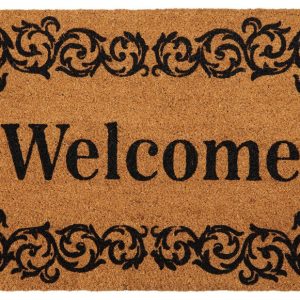 Nicole Miller 22X47 Welcome Coir Door Mat