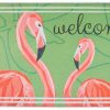 Apache Mills Two Flamingos Doormat