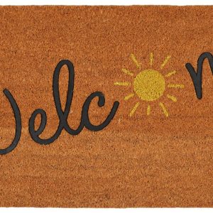 MDESIGN 20x40 Welcome Sun Coir Door Mat