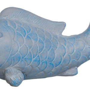 Galt International 17.5 in Blue Fish Statue
