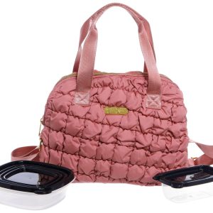Jessica Simpson Solid Puff Lunch Tote Bag