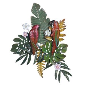 Stylecraft 32x32 Tropical Parrots Wall Decor