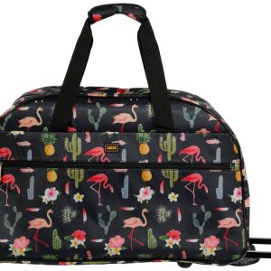 Lucas 22 in Wheeled Weekender Printed Duffel Bag