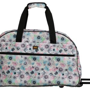Lucas 22 in Wheeled Weekender Printed Duffel Bag
