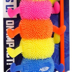 Nerf Pet LED Caterpillar with Wand Pet Toy, 6in.