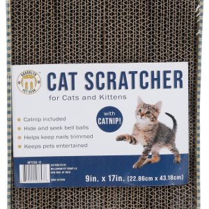 Wave Cat Scratcher with Rolling Balls