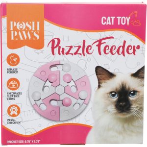 Posh Paws Interactive Puzzle Cat Feeder