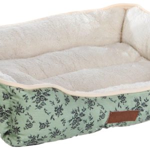 Laura Ashley 22x18 Floral Corduroy Cuddler Pet Bed