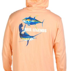 Reel Legends Mens Seabreeze Cotton Hoodie