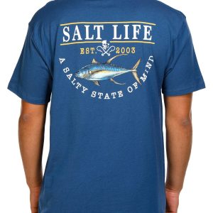 Salt Life Mens Short Sleeve Yellowfin Catch Graphic Tee