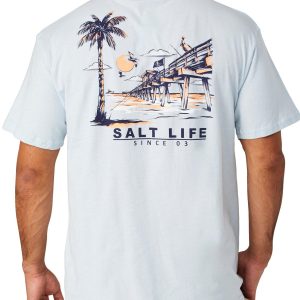 Salt Life Mens Short Sleeve Pierside Graphic Tee