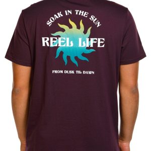 Reel Life Mens Graphic Sundance Short Sleeve Tee