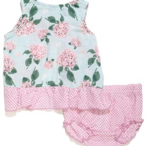 Baby Essentials 2 Pc Top and Diaper Cover Set