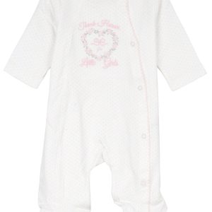 Little Me Baby Girls Polka Dot Footed Sleeper