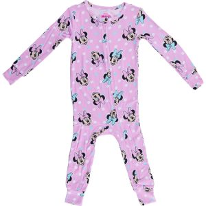 Minnie Mouse Baby Girls Footed Sleeper