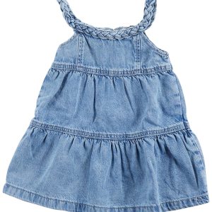 Joe's Jeans Baby Girls Denim Tiered Dress