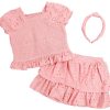 Little Lass Toddler Girls 2 pc Skort Set with Accessory