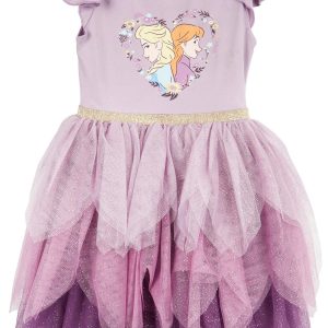 Disney Toddler Girls Overlay Anna and Elsa Tutu Dress