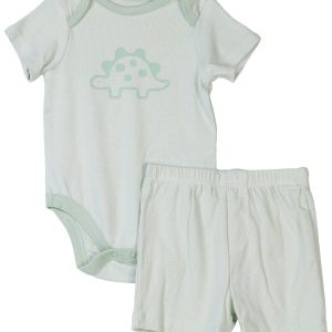 Baby Boys 2 Pc Short & Onsie Set