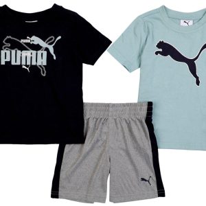 Puma Toddler Boys 3 Pc T-Shirts and Short Set