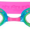 Aqua2ude Kids Rainbow Glitter Swim Goggles