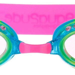 Aqua2ude Kids Rainbow Glitter Swim Goggles