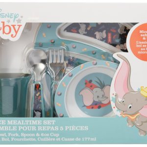 Disney Baby 5 Pc Dumbo Mealtime Set