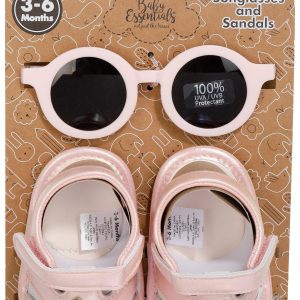 Baby Essentials 2 Pc Strawberry Sandals Set