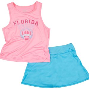 Reel Legends Big Girls Active 2 Pc Skort Set