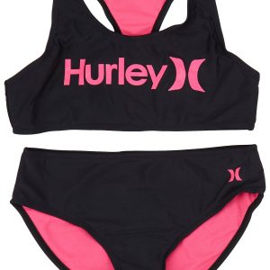 Hurley Big Girls 2 Pc Racerback Bikini Set