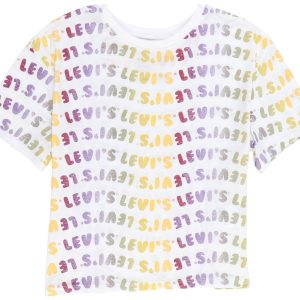 Levi's Big Girls Logo Print Short Sleeve Tee