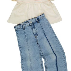 Jessica Simpson Little Girls 2 Pc Jeans Set