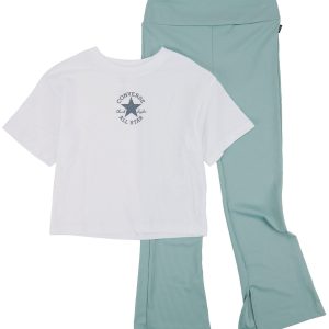 Converse Girls 2 Pc Flare Leggings Set