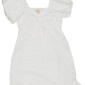 Jessica Simpson Big Girls Eyelet Twist Dress